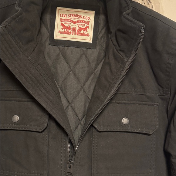 Levi's Men's Black Shirt Jacket - Picture 5 of 12